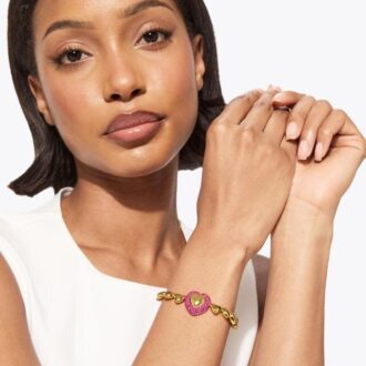 Armband met hartjes