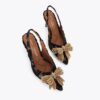 Belgravia Bow hoge slingback
