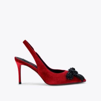 Belgravia Bow hoge slingback hak