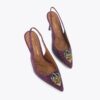 Belgravia hoge slingback-hak