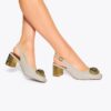 Chelsea Block Sling Back Heel