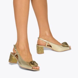 Chelsea Block Sling Back Heel