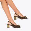 Chelsea Block Slingback Heel