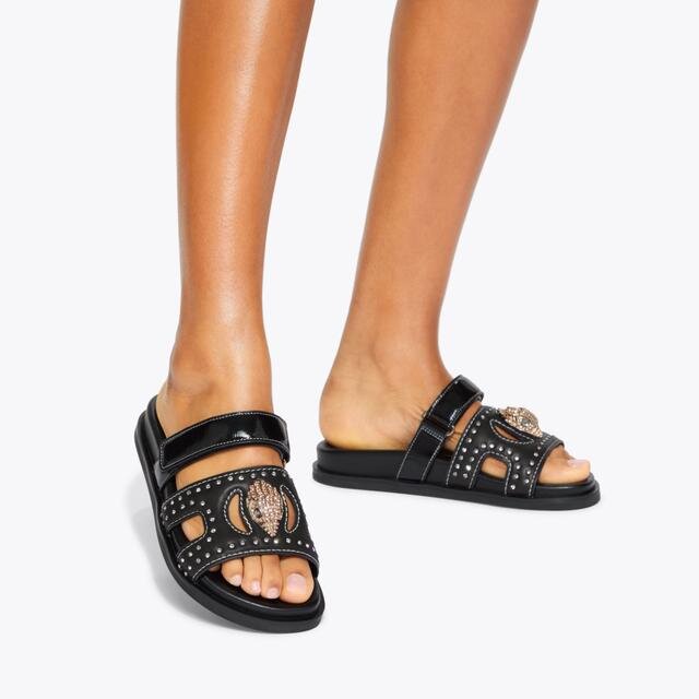 Eagle Stud Cut Out Sandal Eagle Stud Cut Out Sandal