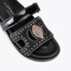Eagle Stud Cut Out Sandal Eagle Stud Cut Out Sandal