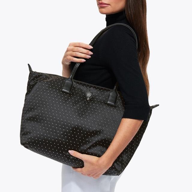 Gerecyclede shopper met studs Gerecyclede shopper met studs