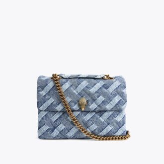 Grote Kensington-tas van denim