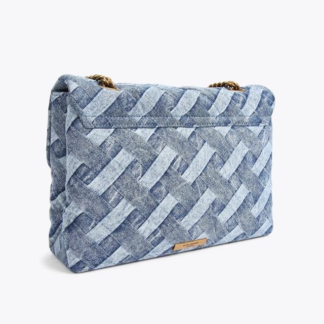 Grote Kensington-tas van denim Grote Kensington-tas van denim