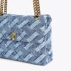 Grote Kensington-tas van denim Grote Kensington-tas van denim