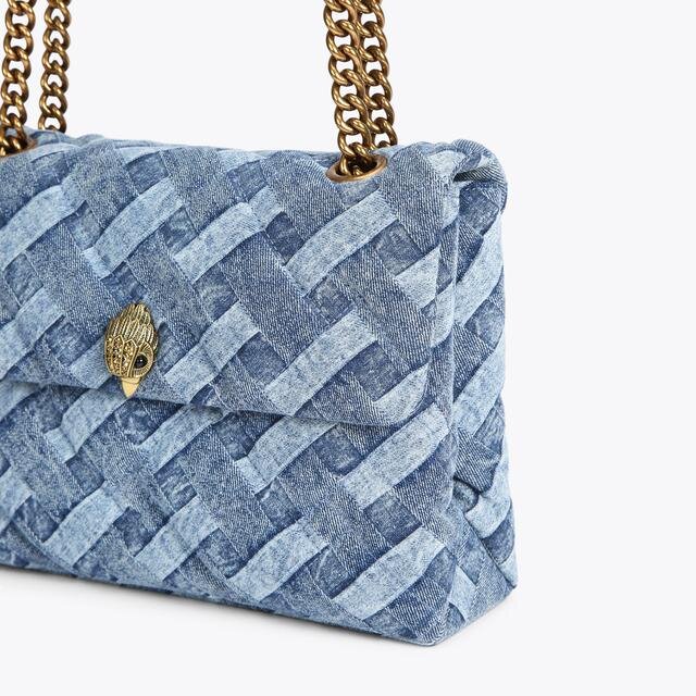 Grote Kensington-tas van denim Grote Kensington-tas van denim