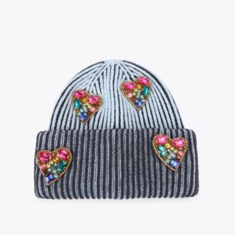 Heart Gem Beanie