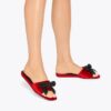 Kensington Bow platte sandaal