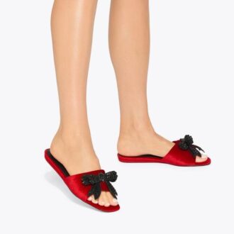 Kensington Bow platte sandaal
