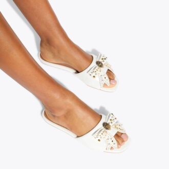 Kensington Bow platte sandaal