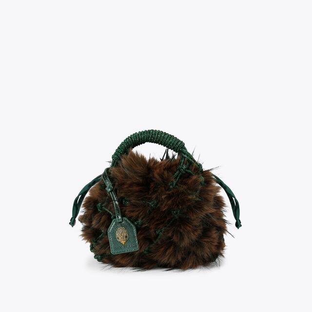 Kleine macramé-kristallen tas Kleine macramé-kristallen tas