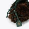 Kleine macramé-kristallen tas Kleine macramé-kristallen tas