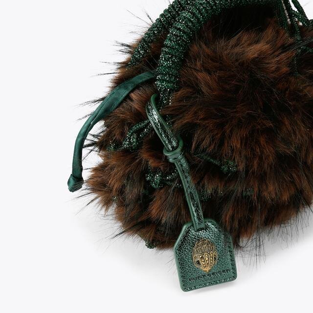 Kleine macramé-kristallen tas Kleine macramé-kristallen tas