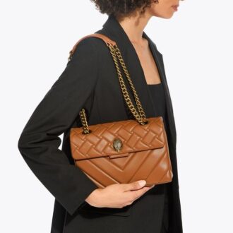 Leren Kensington-tas