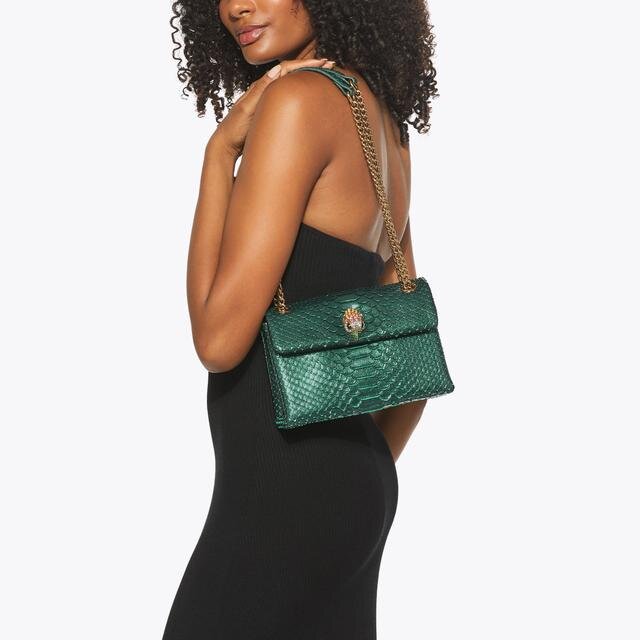 Medium leren Kensington-tas Medium leren Kensington-tas