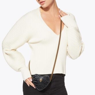Micro Heart Cross Body Bag