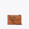 Mini leren Kensington-tas