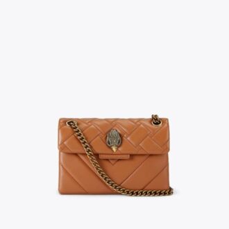 Mini leren Kensington-tas