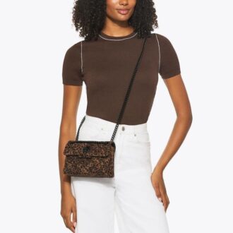 Mini leren Kensington-tas