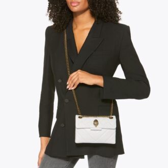 Mini leren Kensington-tas