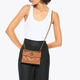 Mini leren Kensington-tas