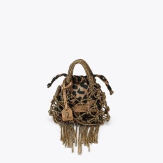 Mini Macrame Crystal Bag
