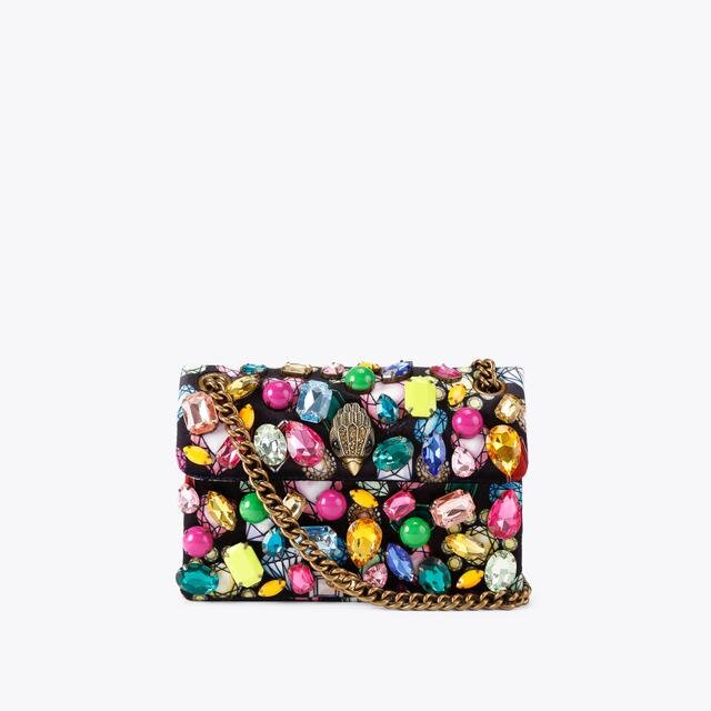 Mini Velvet Kensington-tas Mini Velvet Kensington-tas