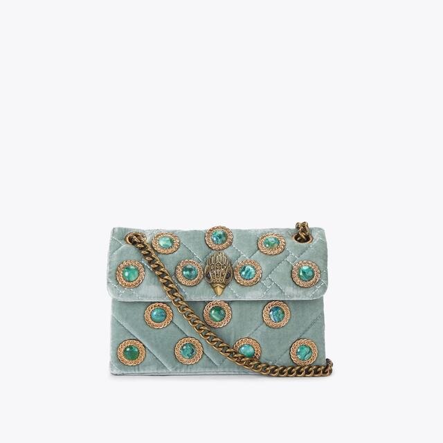 Mini Velvet Kensington-tas Mini Velvet Kensington-tas