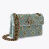 Mini Velvet Kensington-tas Mini Velvet Kensington-tas