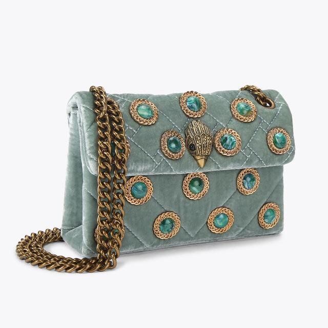 Mini Velvet Kensington-tas Mini Velvet Kensington-tas