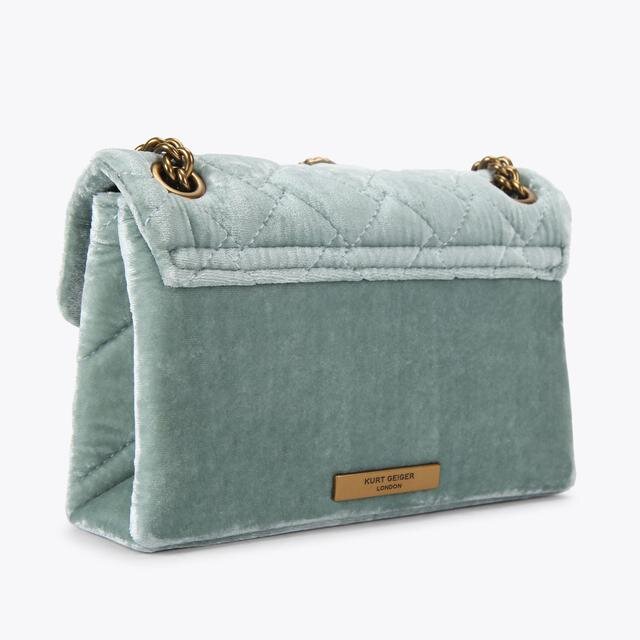 Mini Velvet Kensington-tas Mini Velvet Kensington-tas