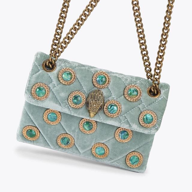 Mini Velvet Kensington-tas Mini Velvet Kensington-tas