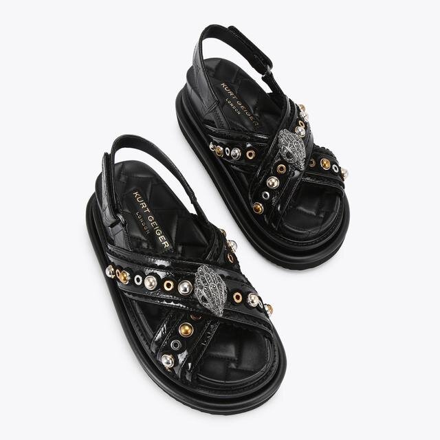 Orson Cross Scallop-sandaal Orson Cross Scallop-sandaal