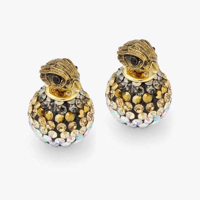 Pave Bubble Stud Oorbellen Pave Bubble Stud Oorbellen