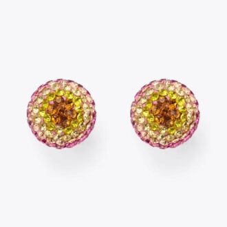 Pave Bubble Stud Oorbellen Pave Bubble Stud Oorbellen