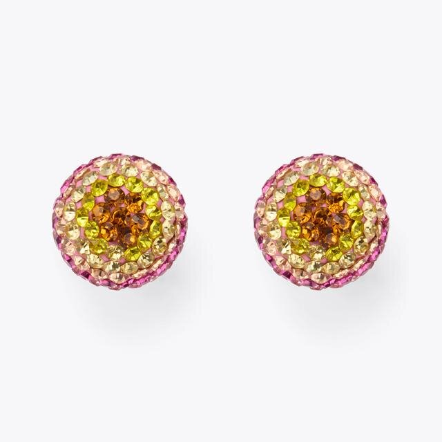 Pave Bubble Stud Oorbellen Pave Bubble Stud Oorbellen