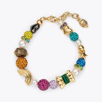 Pave Charm-armband Pave Charm-armband
