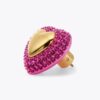 Pave Heart Stud Oorbellen