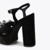 Platform sandalen met strik Platform sandalen met strik