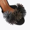 Pom Pom Tie Ankle Heel