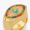Rainbow Eye Ring