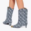 Regent Denim Western Boot