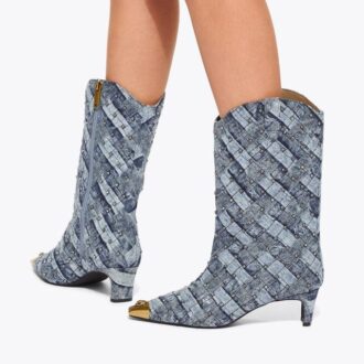 Regent Denim Western Boot