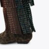 Western Fringe Pull on Boot